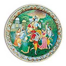 Krishna Lila plate